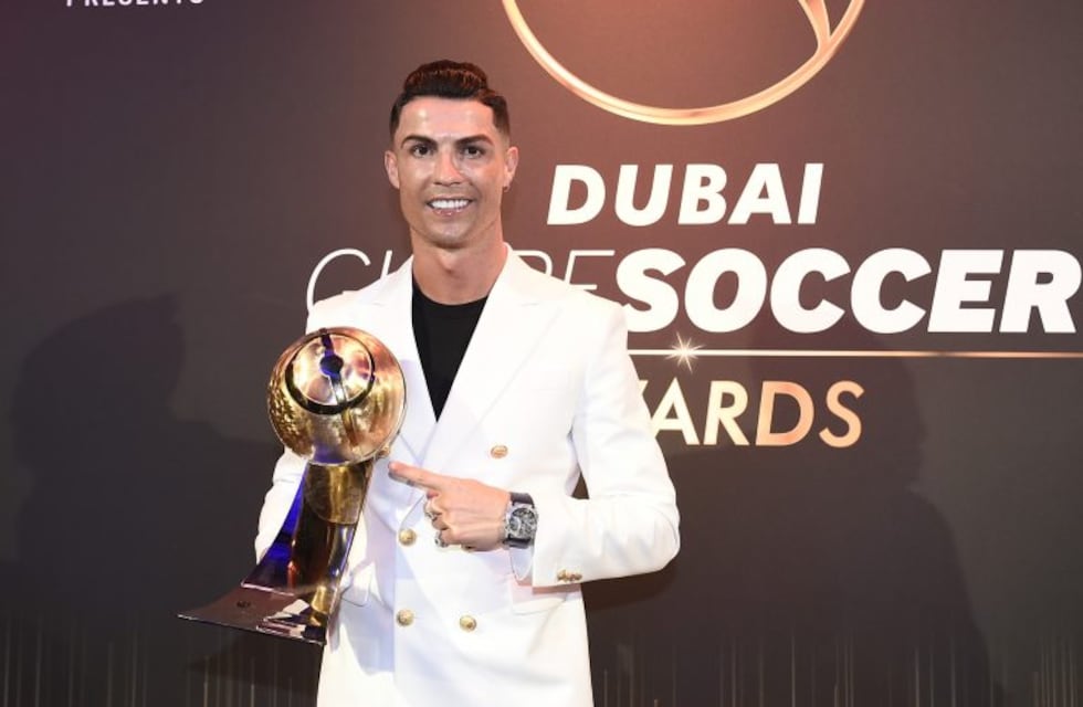 Cristiano Ronaldo recibió el "Globe Soccer" al mejor jugador de 2019