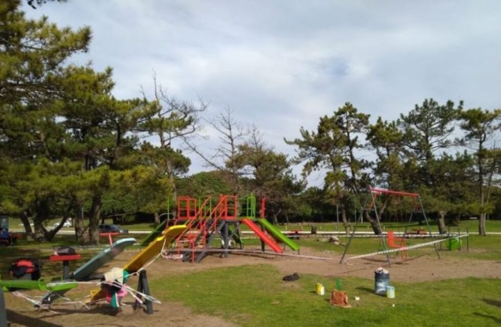 Reconstruyeron los juegos de la plazoleta de Pinolandia y Av. 2