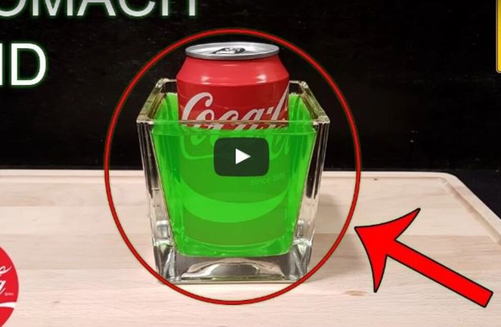 Qué sucede cuando una bebida cola se mezcla con el ácido del estómago