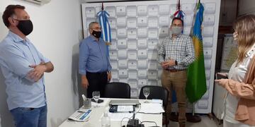 Diego Peiretti, Alcides Calvo, Juan Marcos Aviano y Betania Albrecht