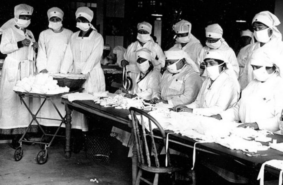 Las fotos de 1918 que parecen del 2020