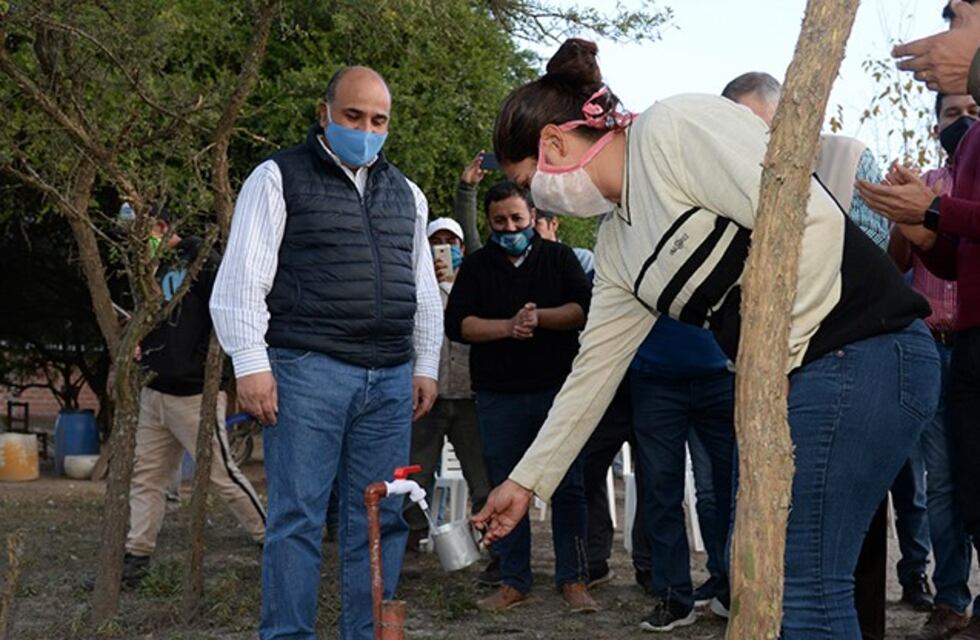 Monteagudo: se instaló el sistema de agua potable para 15 familias