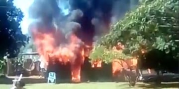 San Ignacio: una familia perdió todo en un incendio y piden donaciones