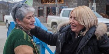 Bertone recorre la obra de la Escuela Especial N°4 de Tolhuin