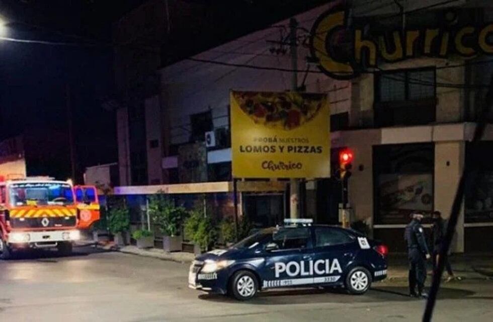 Se incendió el local Churrico en Guaymallén