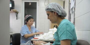 Los efectores que dependen del Ejecutivo extremaron las medidas para el trabajo diario\u002E (@munirosario)