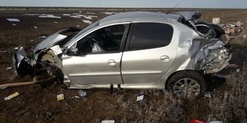 Peugeot 206, uno de los vehículos accidentados\u002E