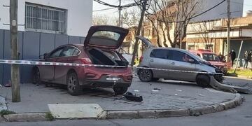 Atropelló a un automovilista inocente cuando perseguía a un ladrón, en Gerli (Twitter)