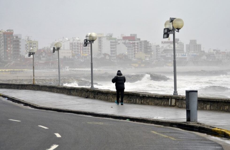 Alerta meteorológico por fuertes vientos en Mar del Plata