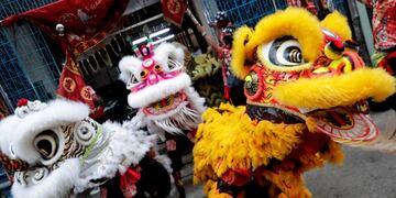 Preparativos de la celebración del Año Nuevo lunar chino\u002E