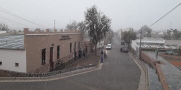 Nieve en San Antonio de los Cobres (Facebook)