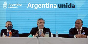 La visita de Alberto Fernández a Tucumán\u002E (SECP)