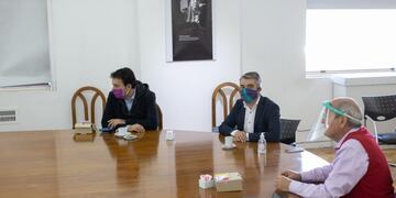 Suarez con los intendentes del Gran Mendoza