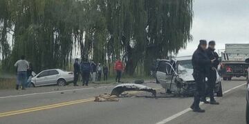 Accidente en la Ruta 40.