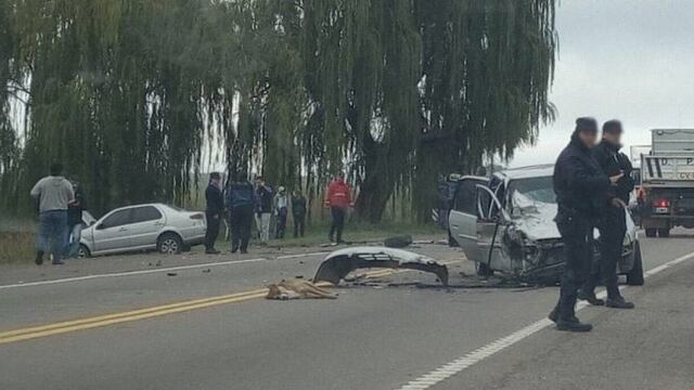 Accidente en la Ruta 40.