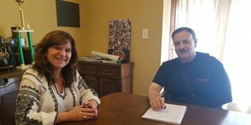 Se produjo la primera reunión entre Quintela e Inés Brizuela y Doria