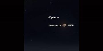 La Luna en Córdoba, 8 de junio de 2020, 23 horas