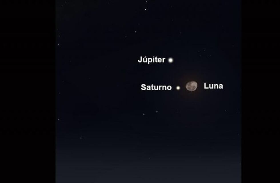 Para mirar el cielo hoy: la Luna tendrá dos compañeros de viaje
