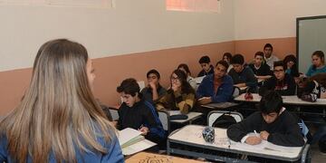 En Mendoza se dictaron clases\u002E