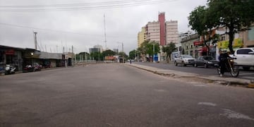 Paro de colectivos en Corrientes Capital