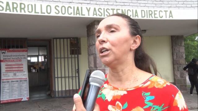 Marisa García, directora de Asistencia Directa, de la Municipalidad de San Salvador de Jujuy\u002E