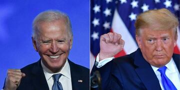 Fuego cruzado entre Trump y Biden vía Twitter por el conteo de los votos en Estados Unido\u002E (AFP)