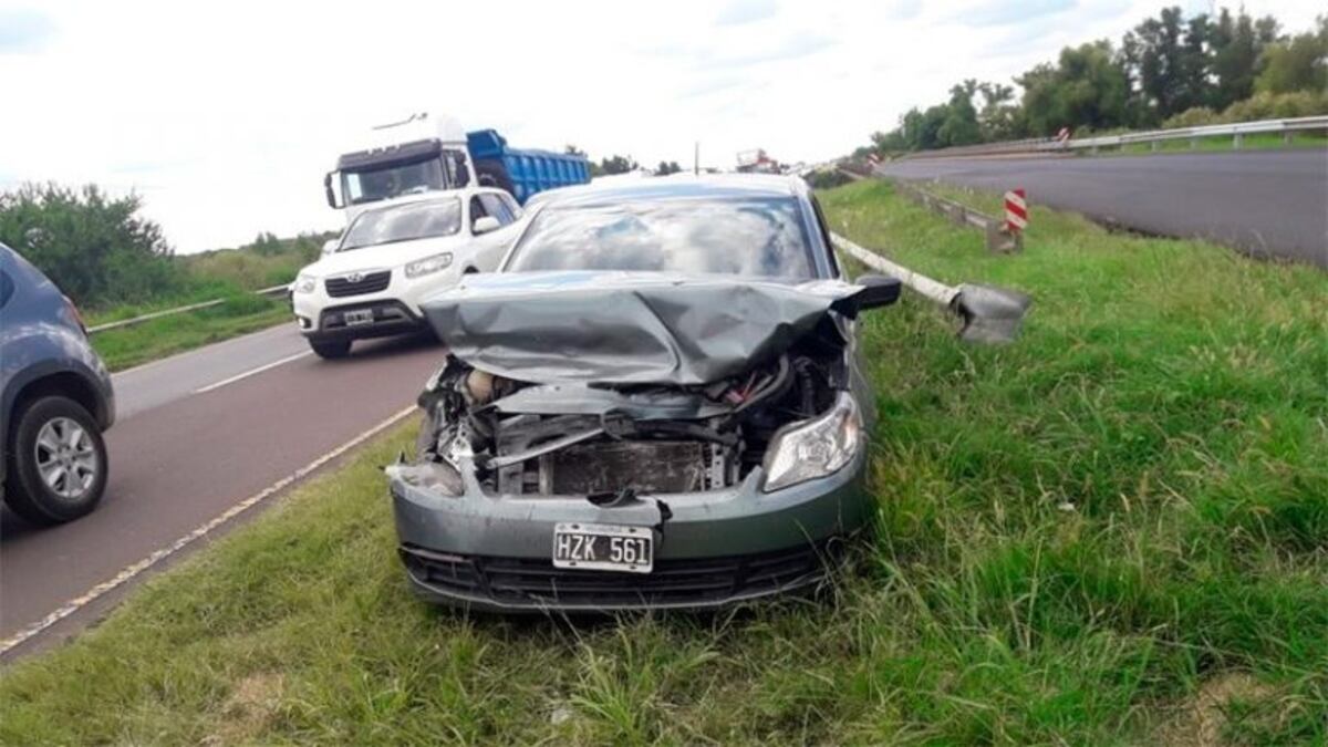 Accidentes más que frecuentes en la Ruta Nacional 14 cuya autovía muestra huellones de camiones sobrecargados y mala señalización\u002E (WEB)