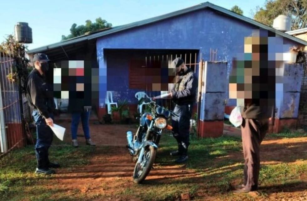 Incautaron una moto con la que un joven corría picadas