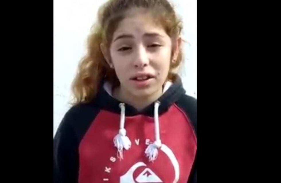 Una joven de 14 años de Arroyito grabó un mensaje en contra del Bullying