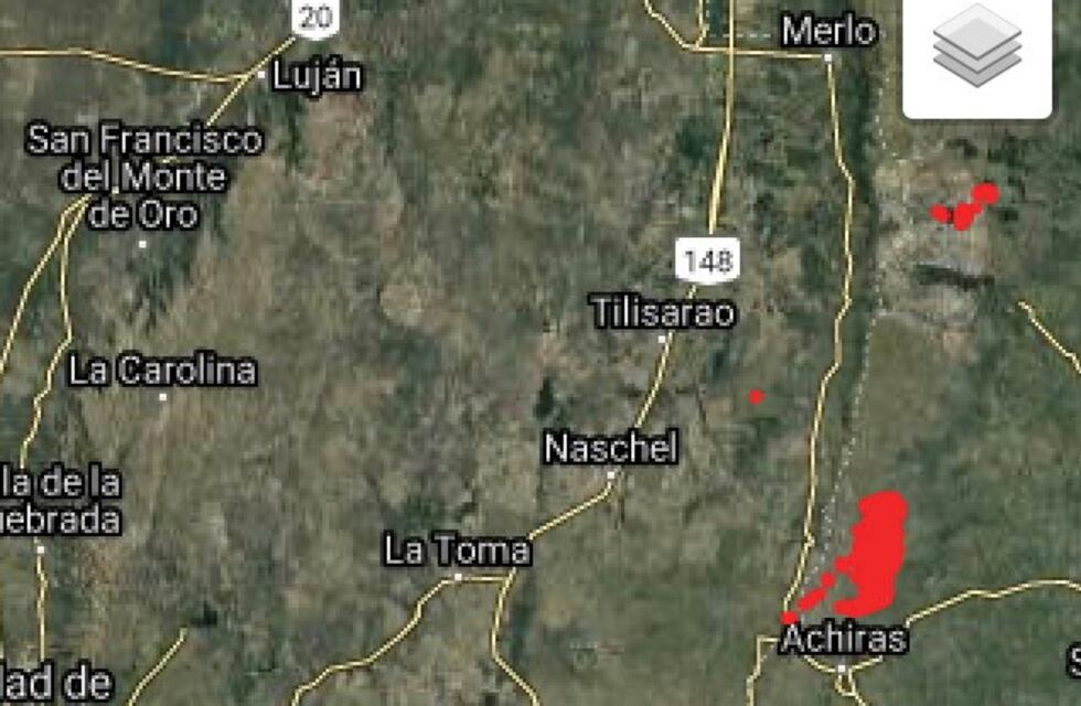 San Luis: todos los incendios apagados