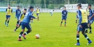 Entrenamiento Sub 20 en Ecuador