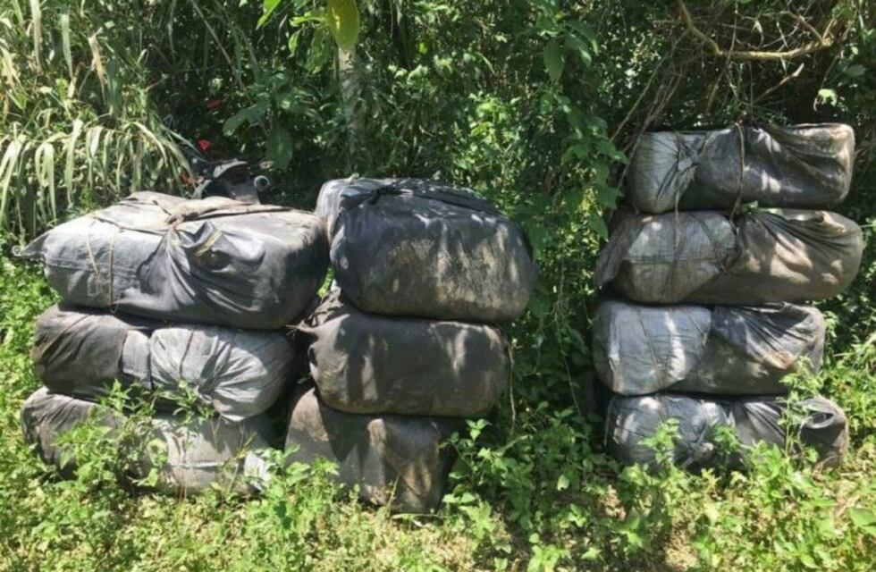 Secuestraron más de mil kilos de hojas de coca en bolsas de arpillera