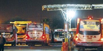 Las unidades de ERSA quedaron en el playón de la empresa\u002E