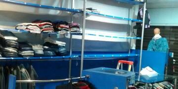 Desvalijaron un local de ropa en Jesús María\u002E