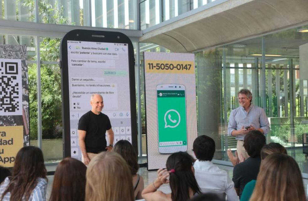 Lanzan un nuevo canal de atención a los porteños a través de WhatsApp