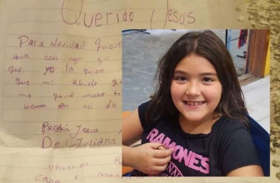 La sanjuanina que conmueve al país por su carta de Navidad