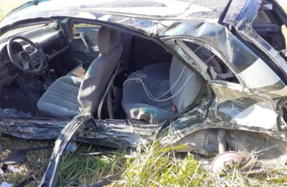 Accidente en Ruta Nacional Nº 12: un hombre está en terapia intensiva