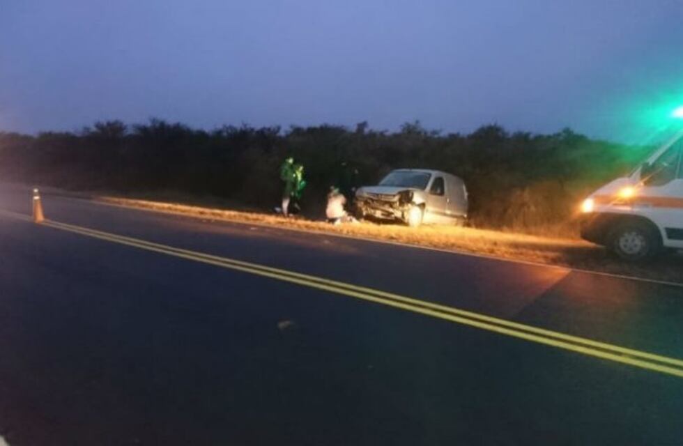 Un herido por un vuelco cerca de Achiras