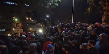 La UTA movilizó medio millar de manifestantes en plena cuarentena\u002E