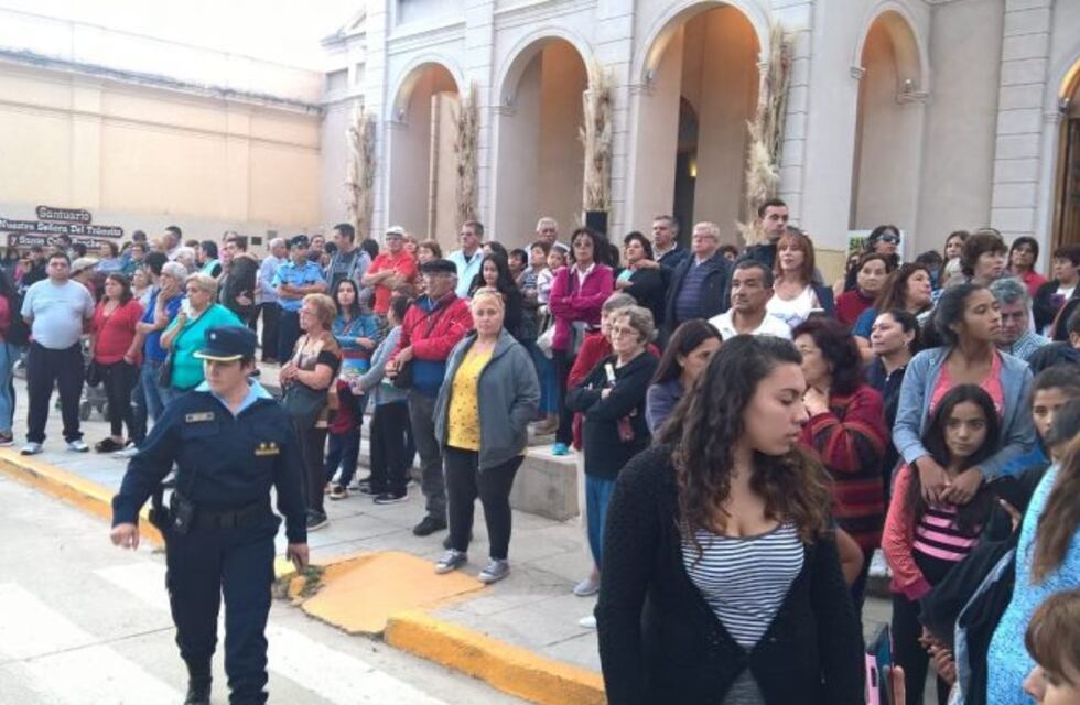 Brochero: Unos 200 peregrinos fueron recibidos frente al santuario