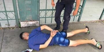 asalto a joven en Navidad