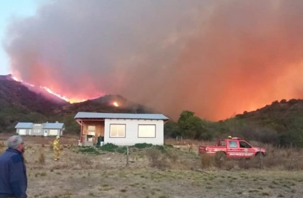 Incendios en Córdoba: sigue sin control el foco en Salsacate