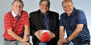Trío para ir al ataque\u002E Tato, Juan y la Vaca, a puro fútbol\u002E