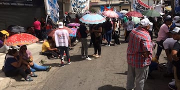 Protesta de la CCC en Jujuy