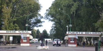 Ingreso a la Base Naval Puerto Belgrano