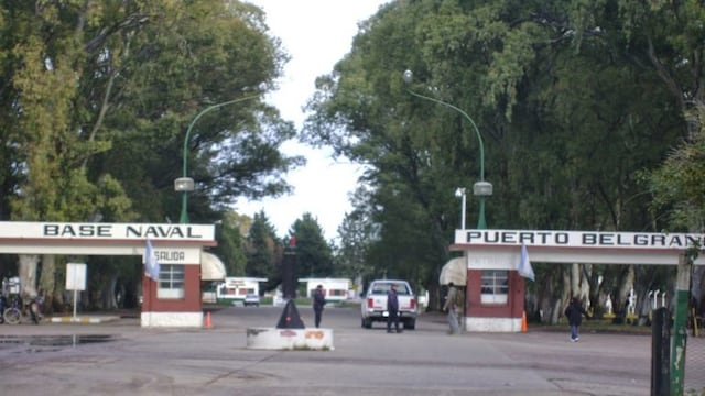 Ingreso a la Base Naval Puerto Belgrano