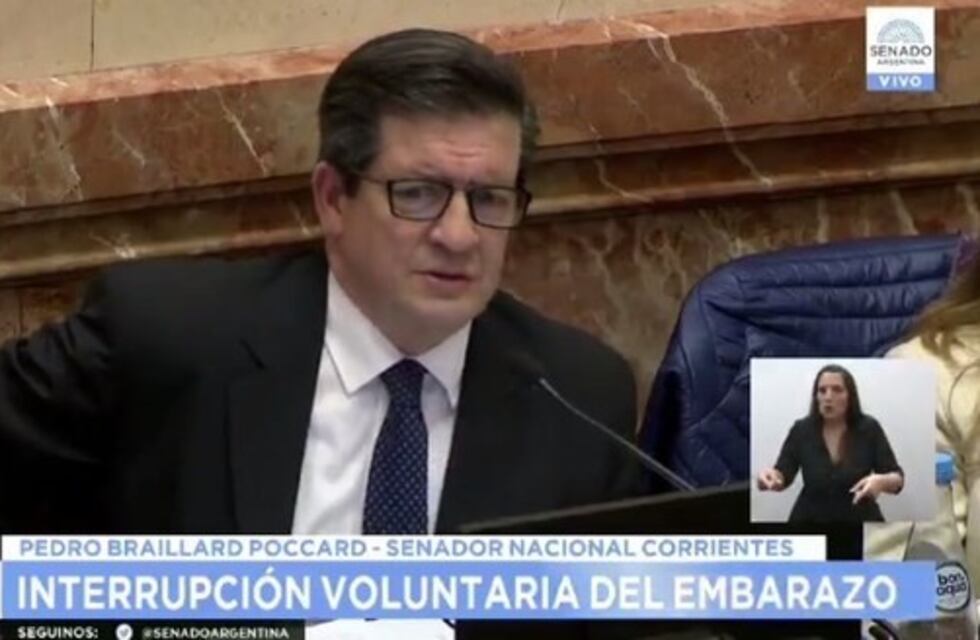 Poccard afirmó que el debate se basaría en si el "embrión es persona o no"