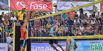 La pareja argentina sumó 180 puntos en el ranking del certamen\u002E (Marcelo Aniello)