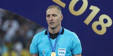 Néstor Pitana en el Mundial de Rusia 2018. (Clarín)
