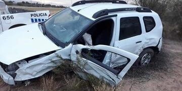 Un choque frontal entre dos camionetas dejó varios heridos